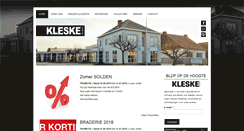 Desktop Screenshot of kleske.be