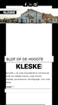 Mobile Screenshot of kleske.be